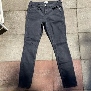 Faded Black Skinny Jeans